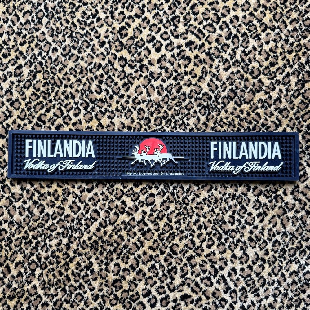 Finlandia (Vodka of Finland) rubber drink mat